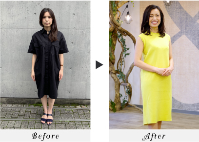 女性ビフォー・アフター