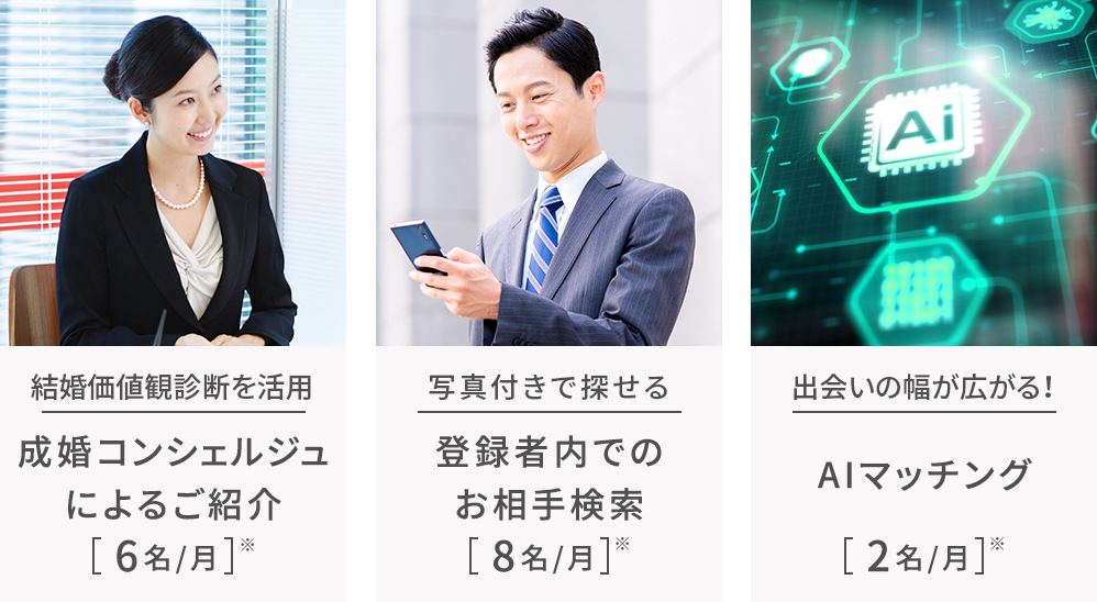 お相手から申し込まれる数は無制限！