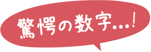 驚愕の数字...!