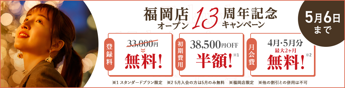 13周年記念キャンペーン