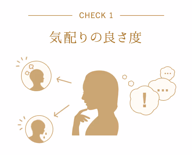 気配りの良さ度