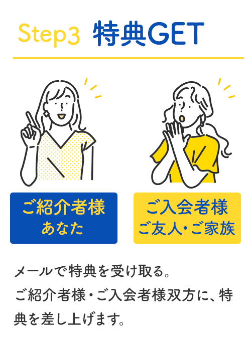 Step3 特典GET