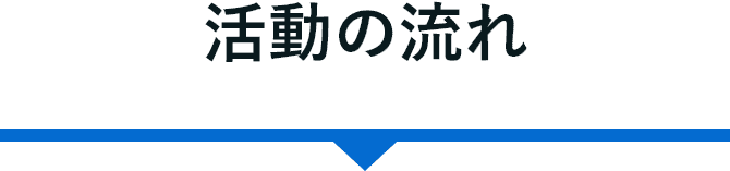 活動の流れ
